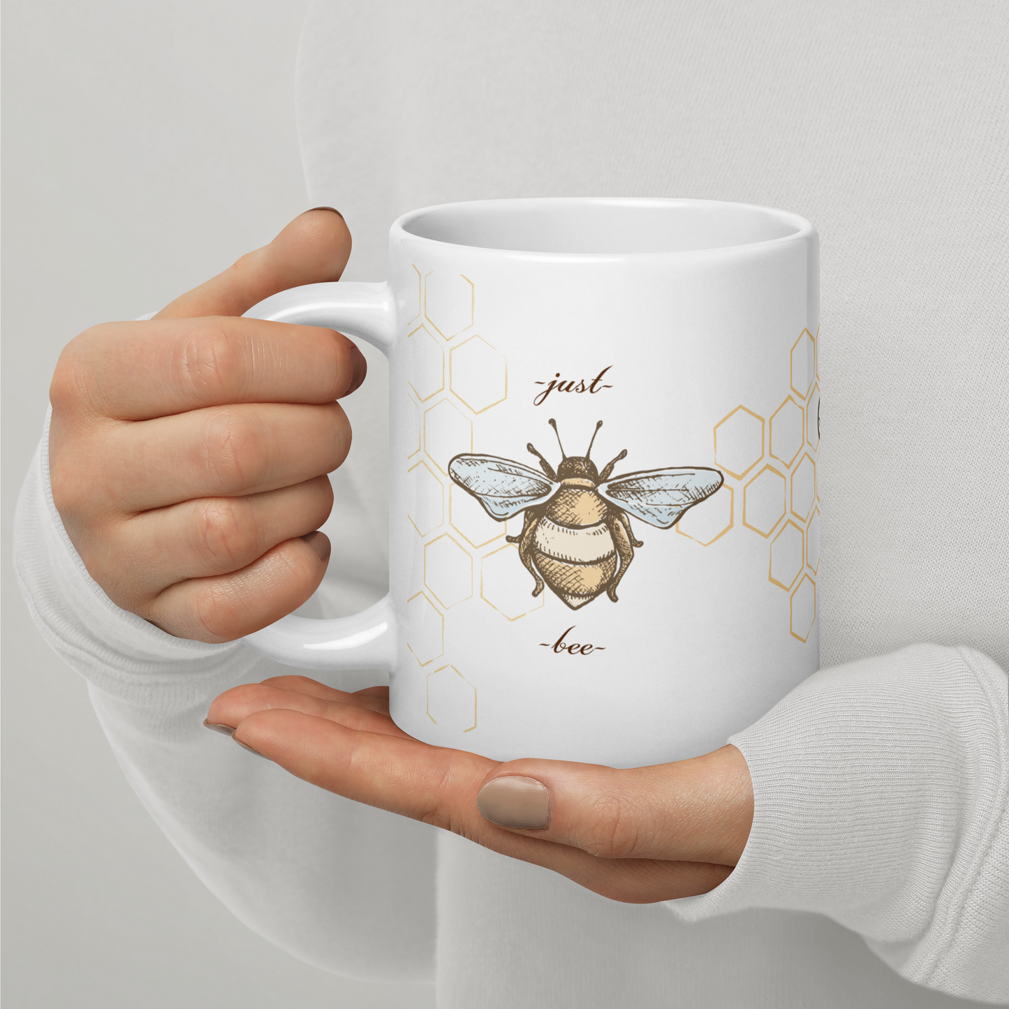 Just Bee - 20 oz Honey Bee Mug